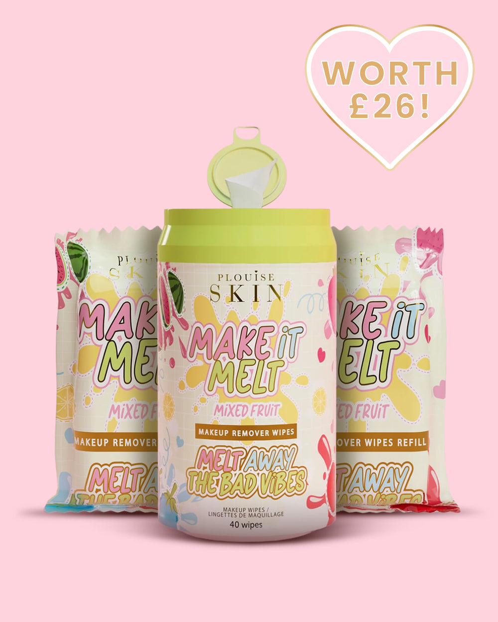 Make It Melt Make-up Remover Wipes-bundel