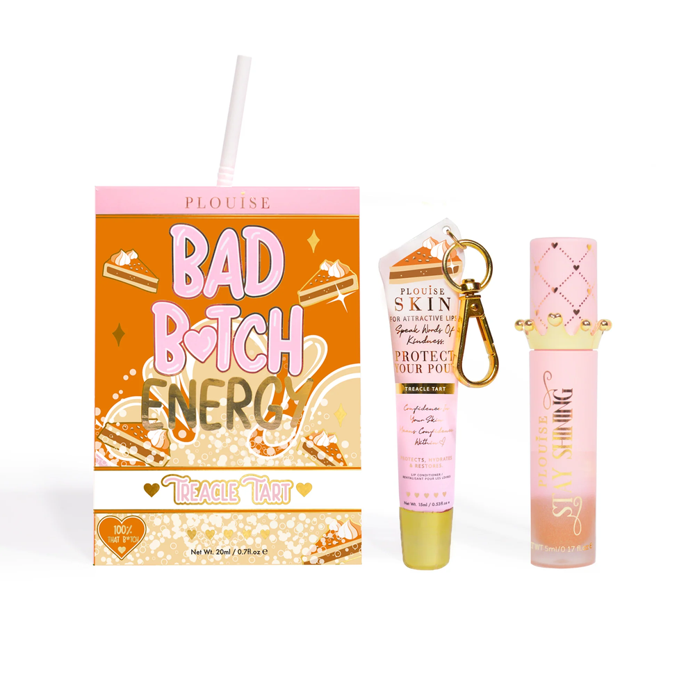 Bad Bitch Energy Lip Conditioner & Lip Oil Duo - Aardbei
