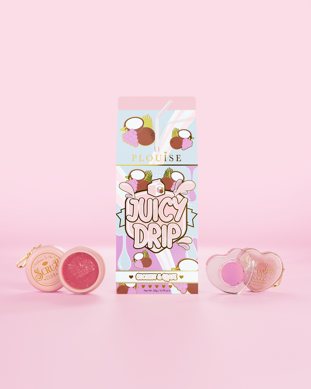 Juicy Drip Lip Scrub & Lipmasker Duo