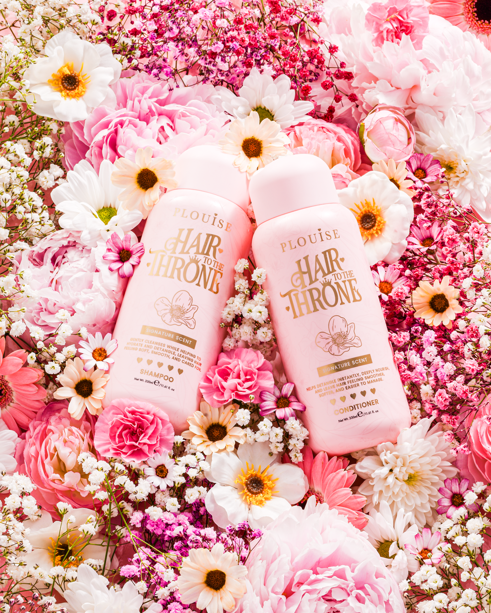Ensemble shampoing et revitalisant au parfum signature