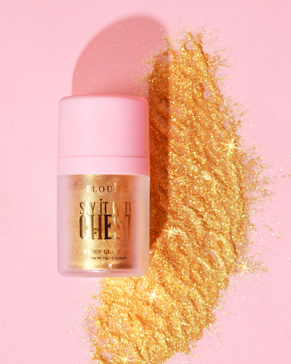 Say It With Chest Loose Body Glitter