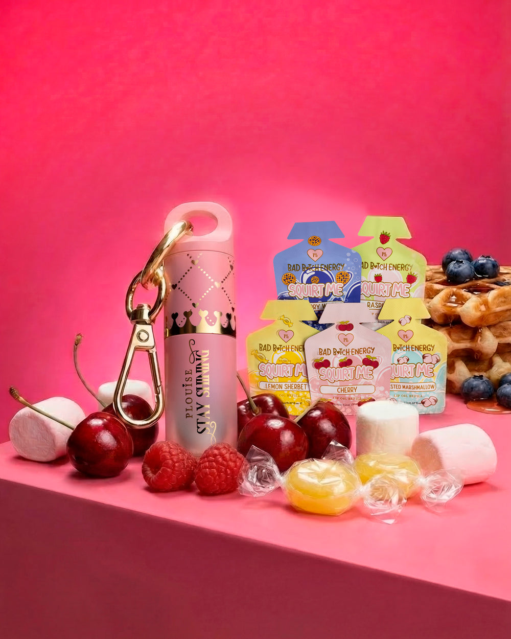 Ensemble d'huiles à lèvres rechargeables Build Your Gloss Bestie