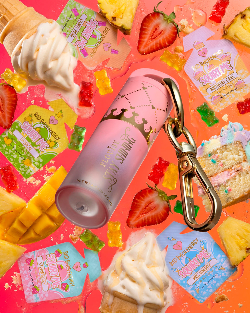Ensemble d'huiles à lèvres rechargeables Build Your Gloss Bestie