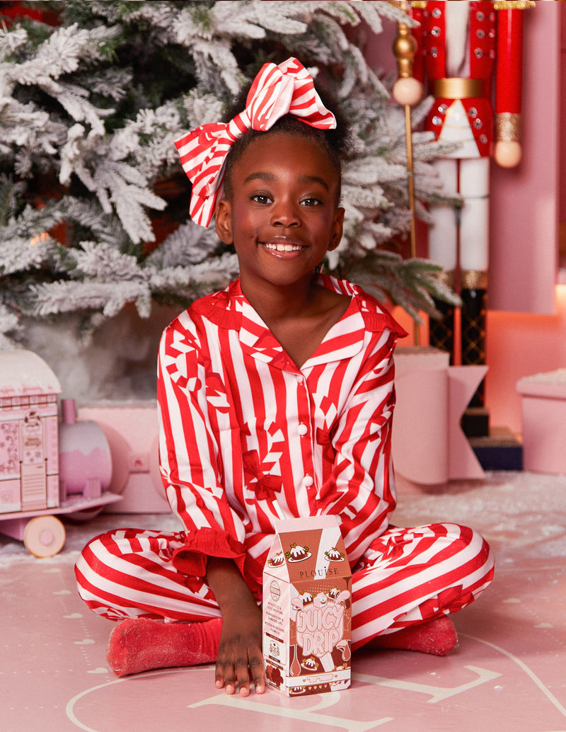 Candy Cane kerst haarstrik
