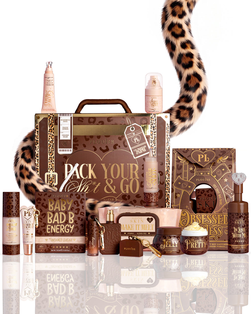 Cheetah geobsedeerd door Pack Your Shit-bundel