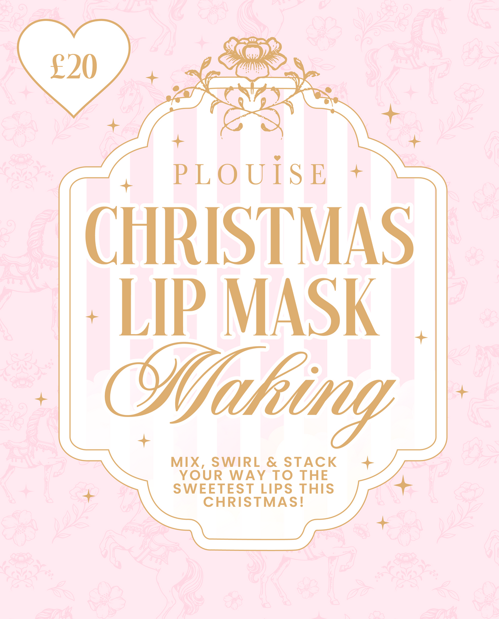 P.Louise Empire - Fabrication de masques à lèvres de Noël