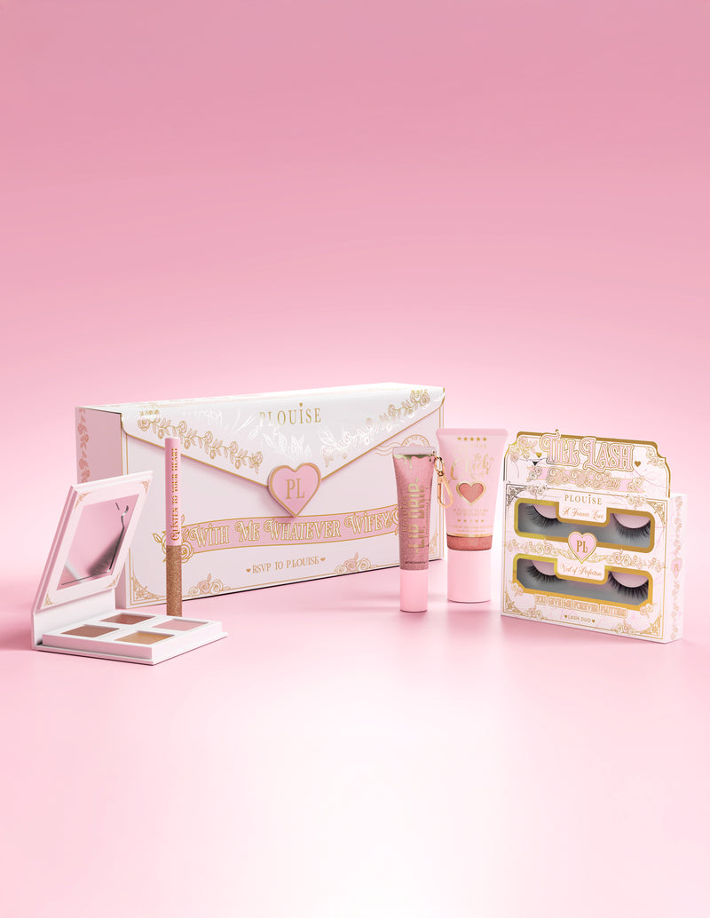 Ensemble de maquillage de mariée cordialement invité