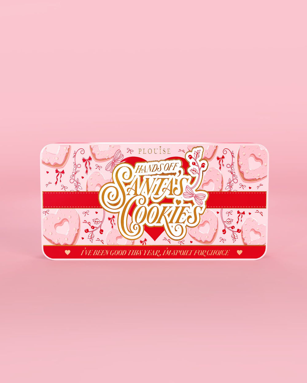Santas Cookies Spoilt For Choice Blush Tin