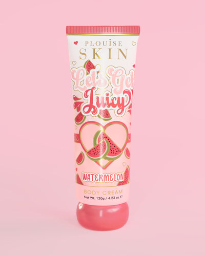 Prenons une lotion pour le corps à la pastèque juteuse
