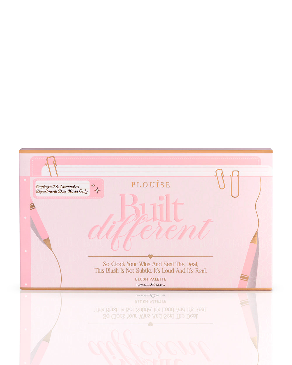 P.Louise Back to Business Built Different Blush Palette Case