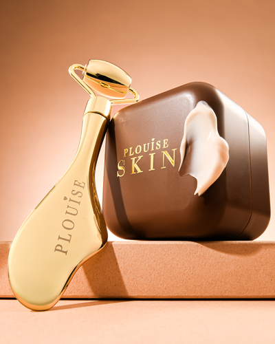 Cheetah Sculpt en Slide gezichtsmasker, Gua Sha en gezichtsrollerset