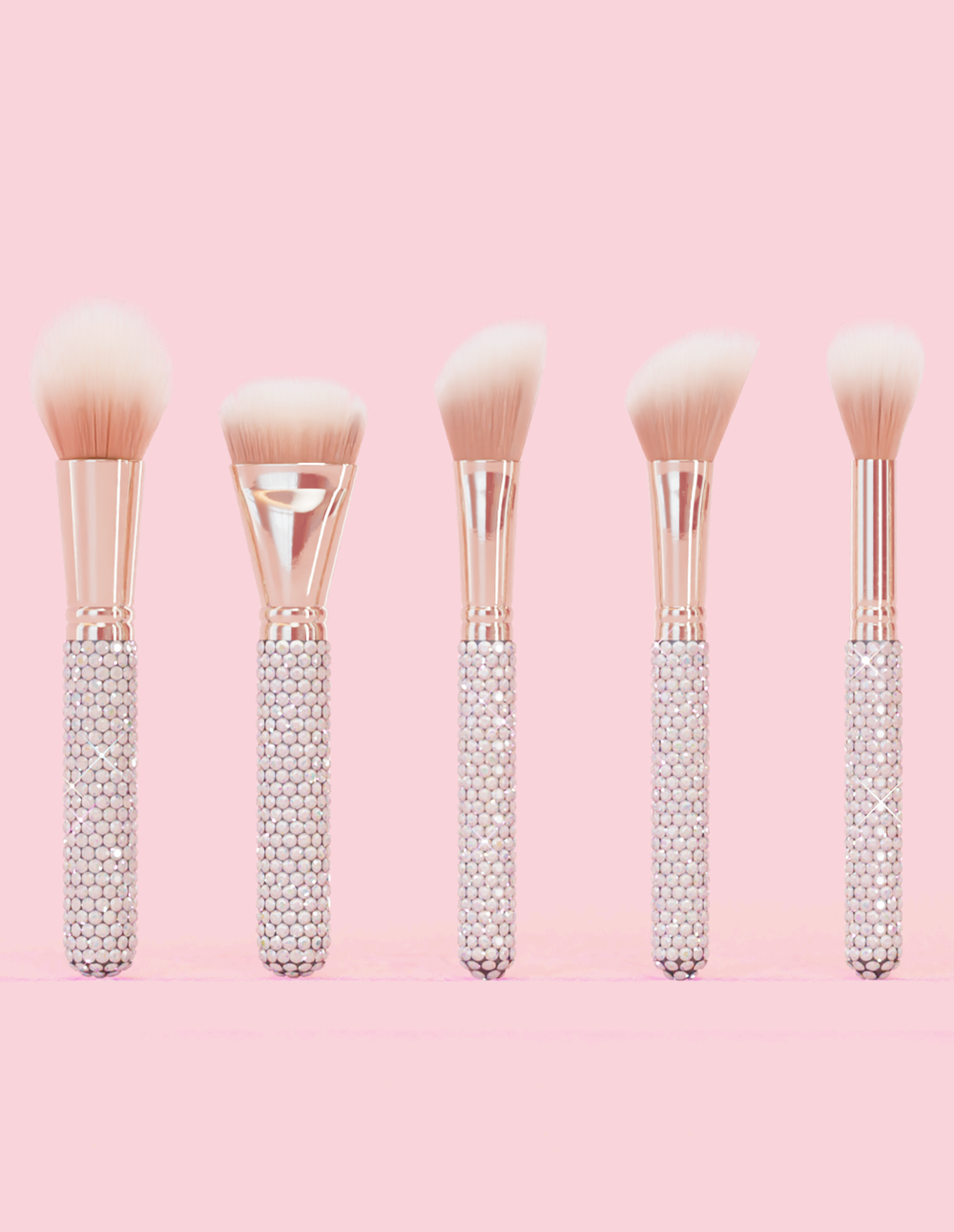 Crystal 20 Piece Makeup Brush Bundle