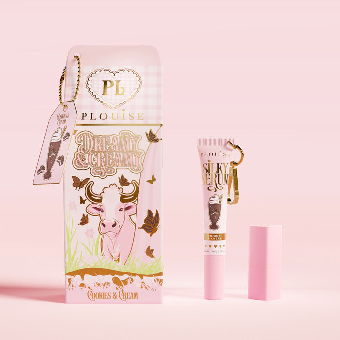 Dromerig en romig duo van lippenbalsem en lipserum