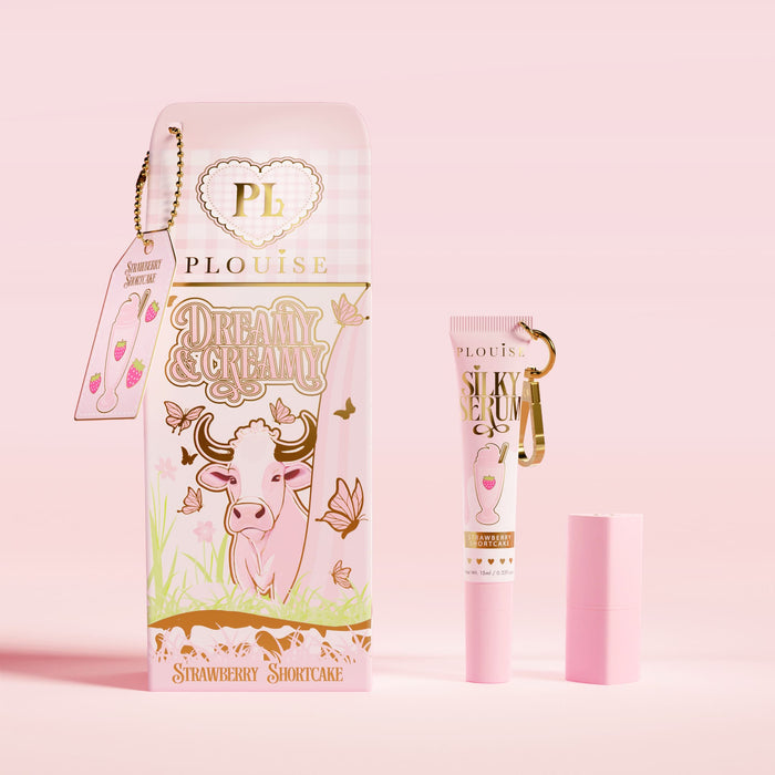 Dromerig en romig duo van lippenbalsem en lipserum