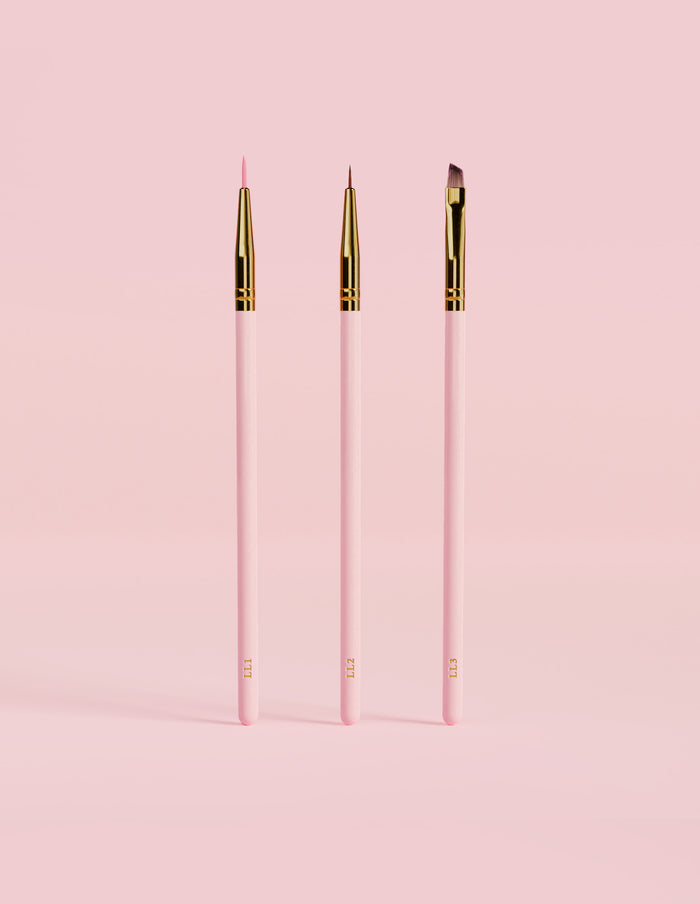 Learning Lines 3-delige set eyeliner- en detailborstels