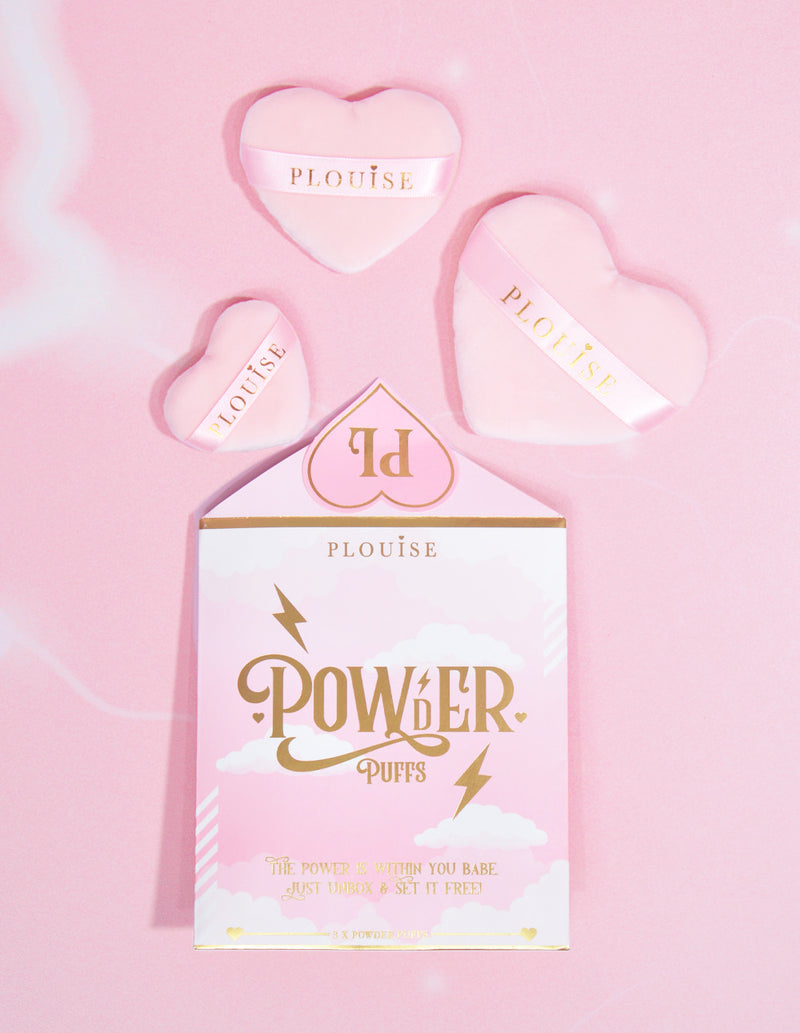Ensemble de houppettes en poudre