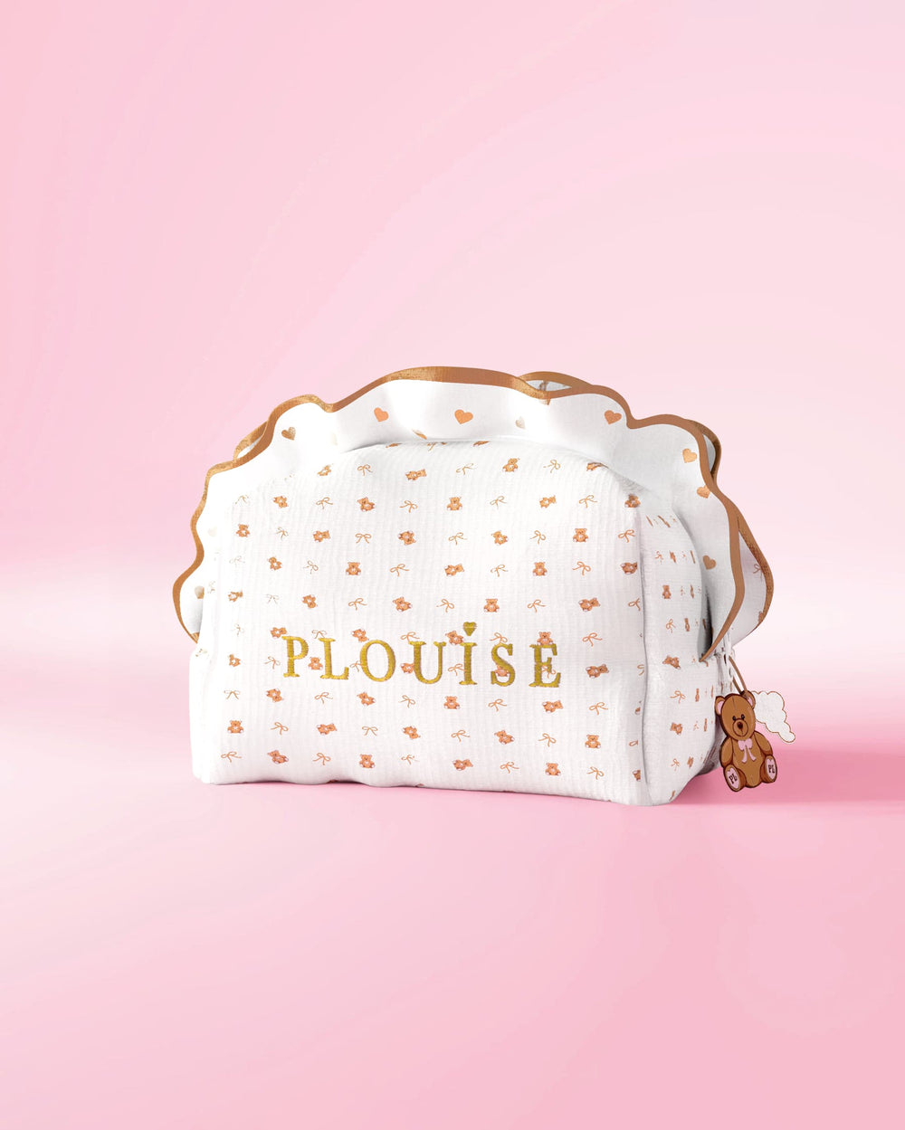 Ensemble sac et soins de la peau Teddy Touch Small Print - PRÉCOMMANDE