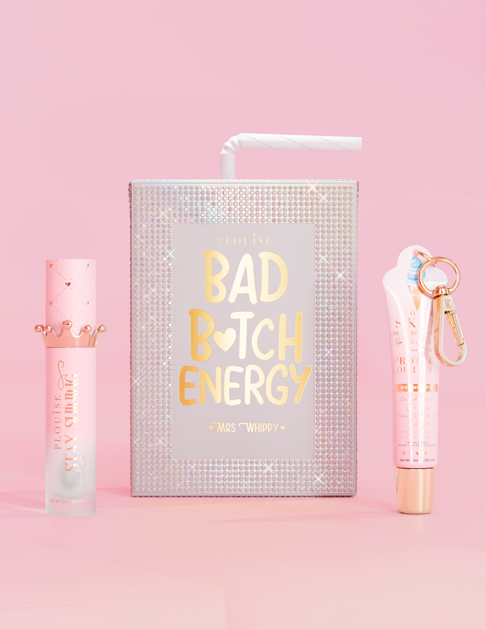 Crystal Lip Trio & handdesinfecterende spray PR-cadeauset