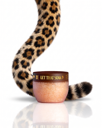 Cheetah laat dat weken in badzout