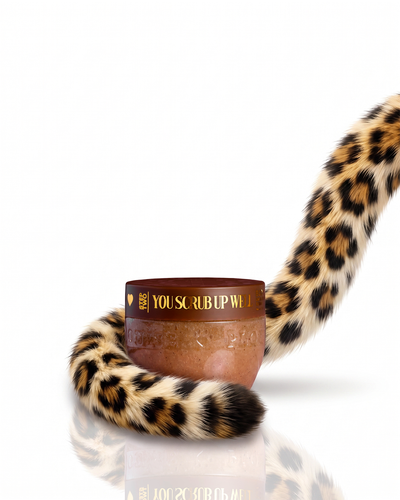 Cheetah die je goed kunt scrubben Sugar Body Scrub