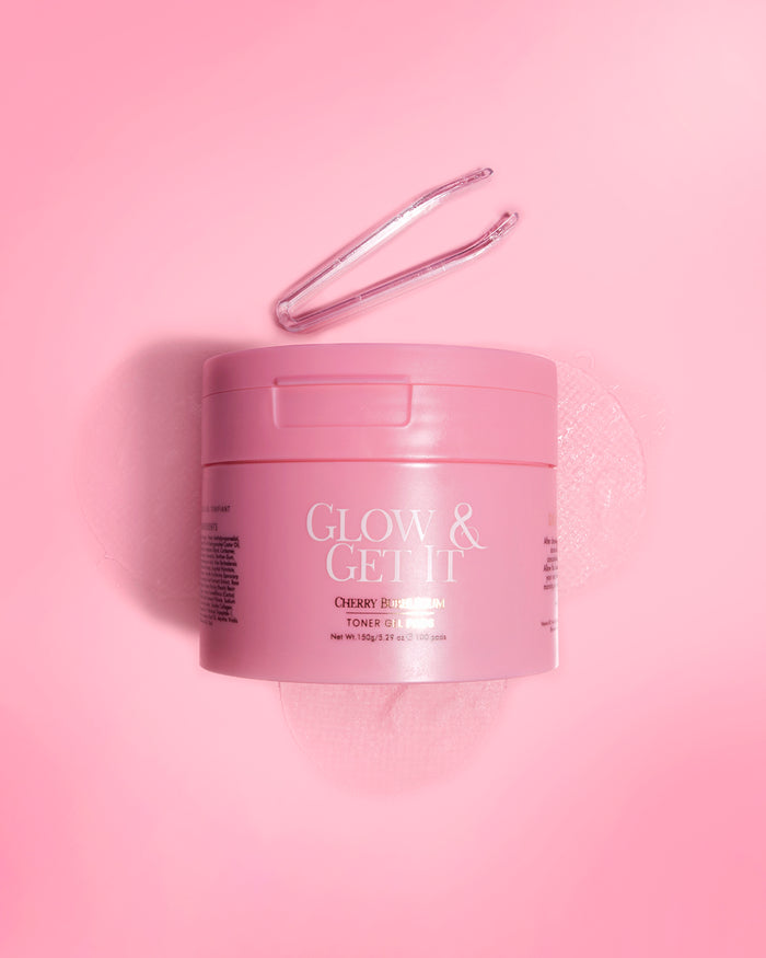 P.Louise Glow And Get It Glow Toner Pads Cherry Bubblegum