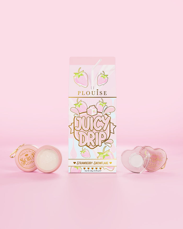 Flocon de neige aux fraises