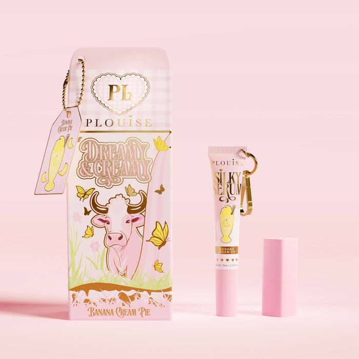 Dromerig en romig duo van lippenbalsem en lipserum