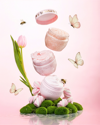 Stap in de zelfzorgbad- en lichaamsset