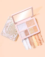 P.Louise Which The Feather palette scintillante pour les yeux et le visage avec échantillons