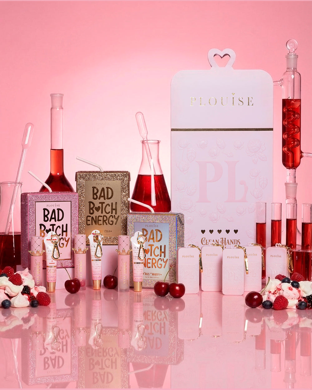Crystal Lip Trio & Hand Cleansing Spray PR Gift Set
