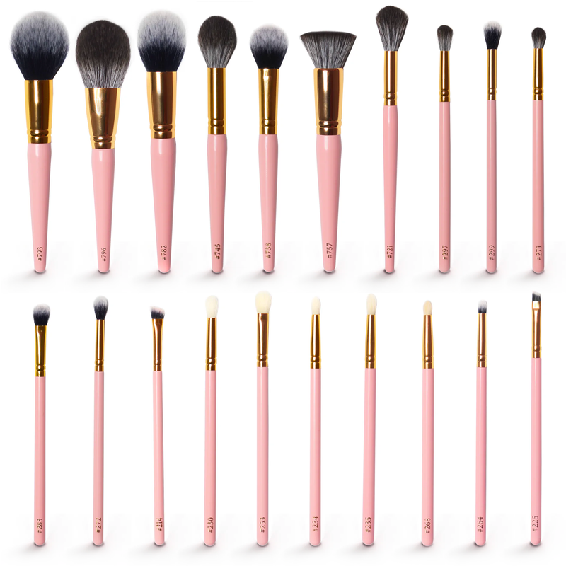 20-Piece Full Face Makeup Brush Set